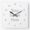 Acrylic Wall Clock, Round (Medium)