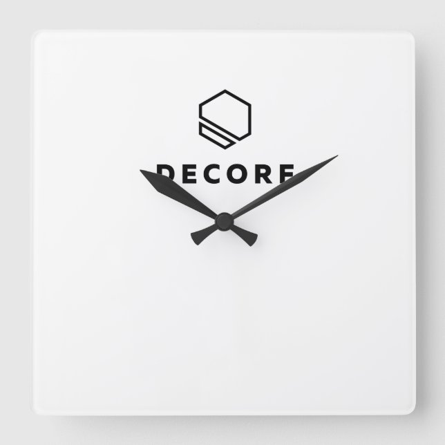 Acrylic Wall Clock Square (Front)