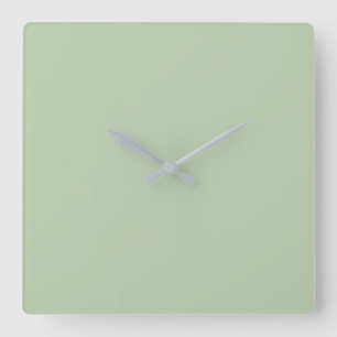 Acrylic Wall Clock, Tea Green Square Wall Clock
