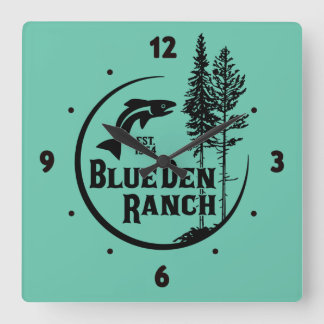 Acrylic Wall Clock Truck Green