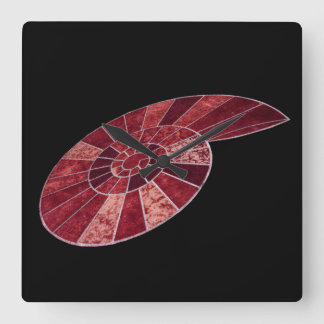 Acrylic Wall Clock whit Ammonite