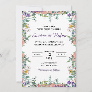 Acrylic Wedding Invitations