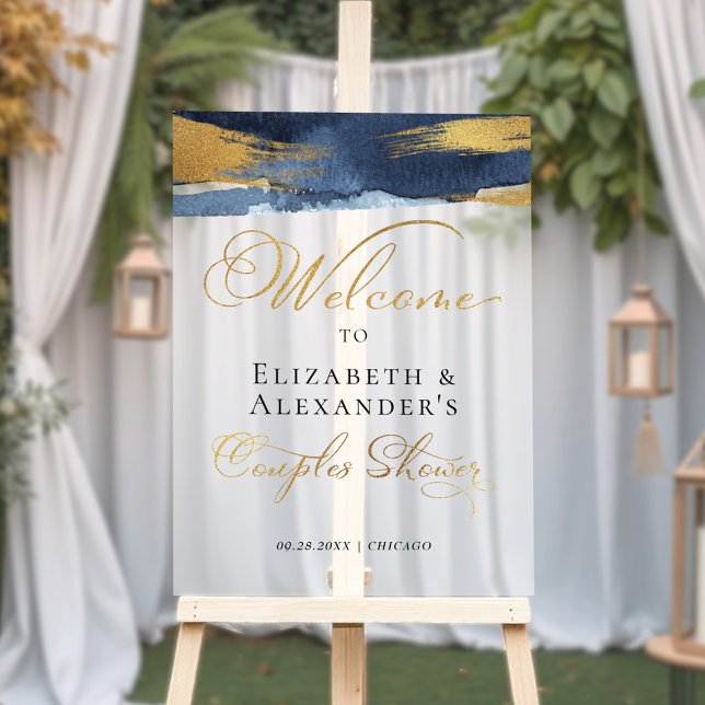 Acrylic Welcome Couples Shower Signs | Abstract (Creator Uploaded)
