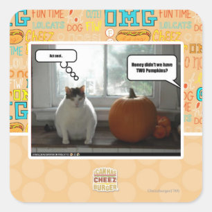 Act cool square sticker