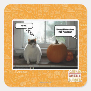 Act cool square sticker