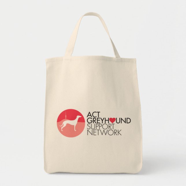 ACT Greyhound Support Network Logo Tote Bag (Front)