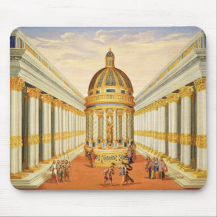 Act I, scenes VII and VIII: Baccus' Temple Mouse Mat