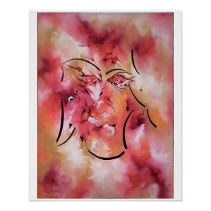 "Act Including Silent Figure", Glossy Poster