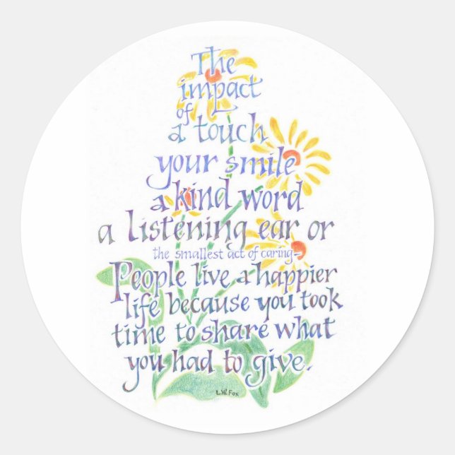 Act of Caring Sticker (Front)