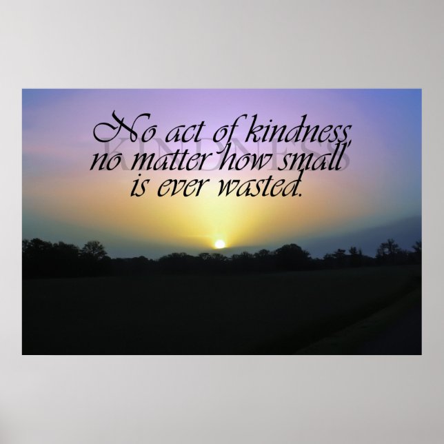 Act Of Kindness Poster (Front)