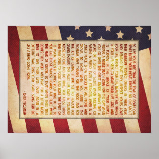 Act Of Valor Poem Poster