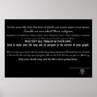 Act of Valour Poem - Poem by Tecumseh Poster
