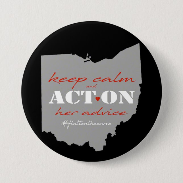 Act On Her Advice Button (Front)