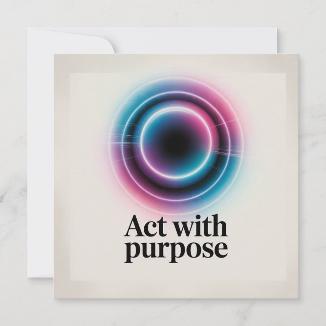 Act With Purpose Invitation (Front)