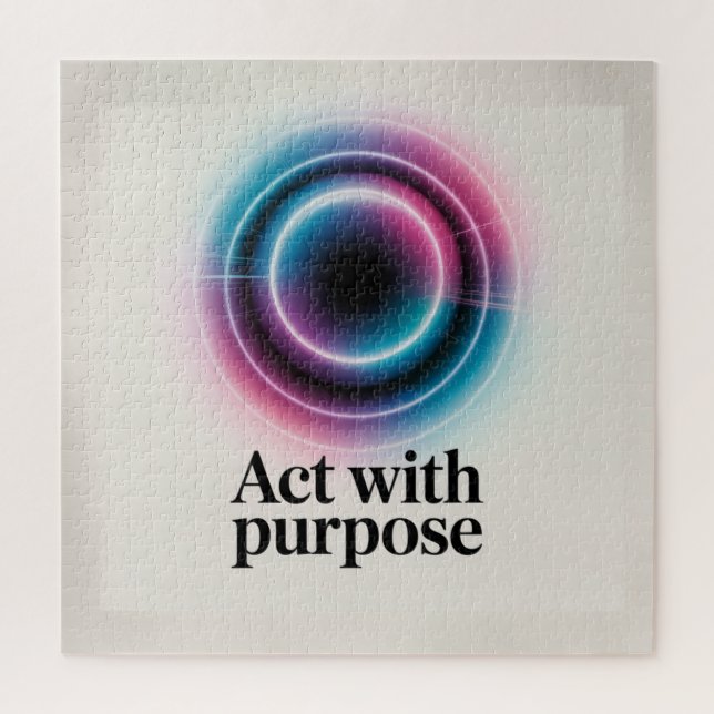 Act With Purpose Jigsaw Puzzle (Vertical)