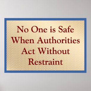 Act Without Restraint Poster