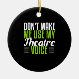 Acter Dramatic Musical Broadway Actor Actress Ceramic Tree Decoration