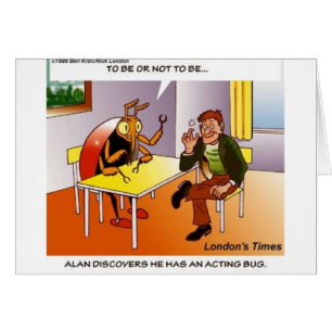 Acting Bug Funny Cartoon Tees Gifts & Collectibles