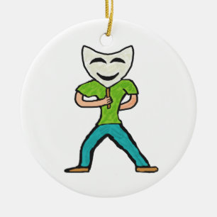 Acting Ceramic Tree Decoration