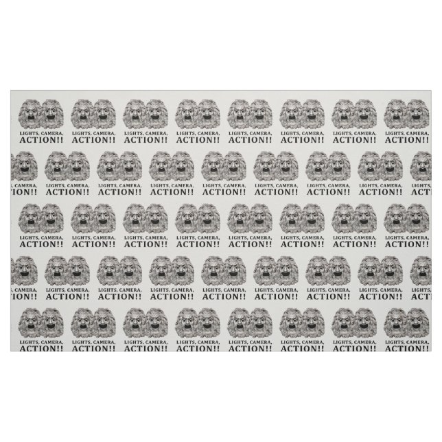 Acting concept graphic logo fabric (Fat Quarter)