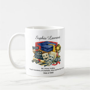 🎓Acting Graduate Custom Name & Degree Coffee Mug