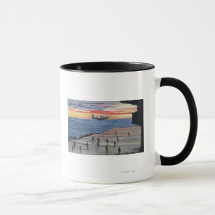 Action Aboard Aircraft Carrier - US Navy Mug