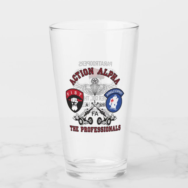 Action Alpha  1/320 FA Beer Glass (Front)