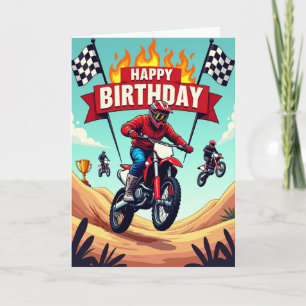 Action Birthday Card