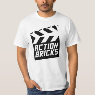 Action Bricks Clapboard Logo T-Shirt