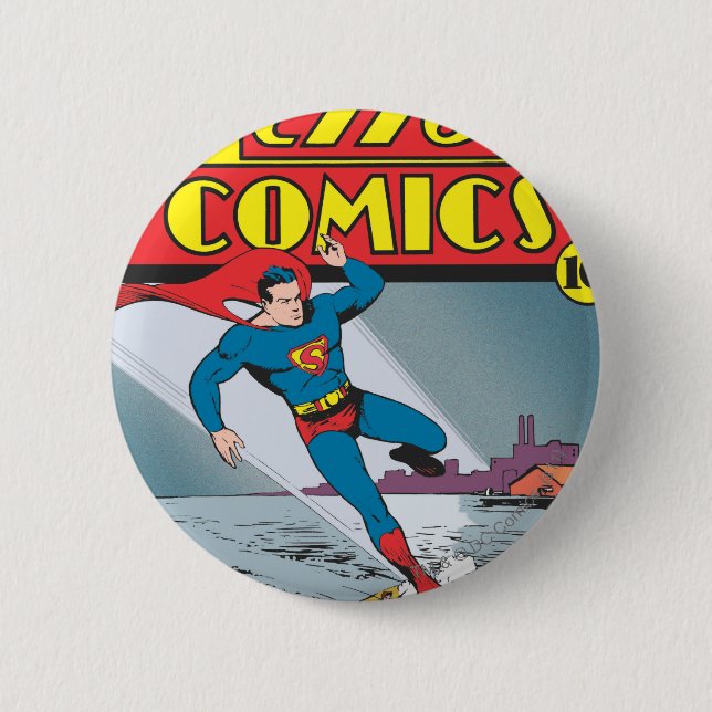 Action Comics #25 6 Cm Round Badge (Front)