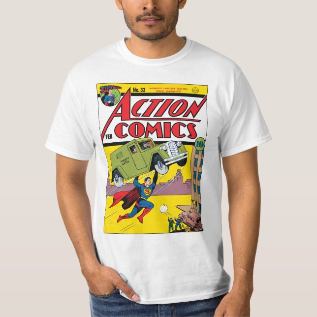 Action Comics #33 T-Shirt (Front)