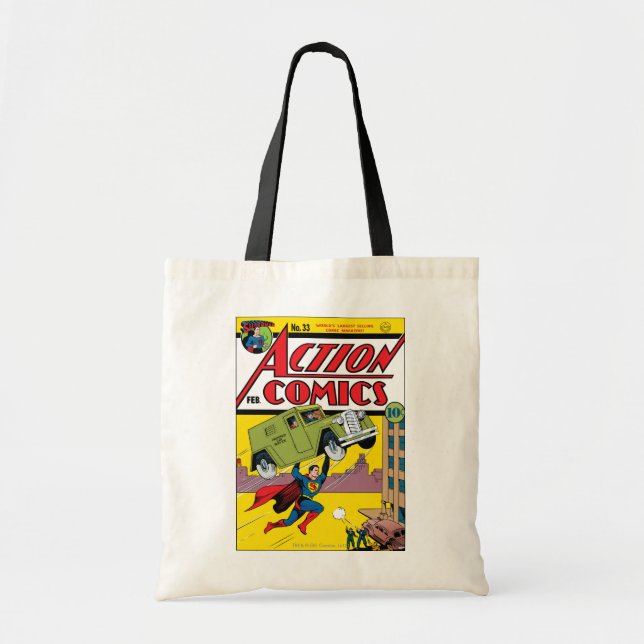 Action Comics #33 Tote Bag (Front)