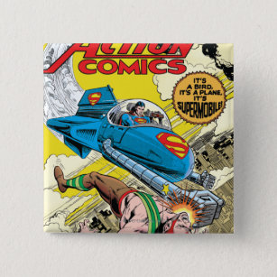 Action Comics #481 15 Cm Square Badge