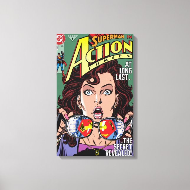 Action Comics #662 Feb 91 Canvas Print (Front)