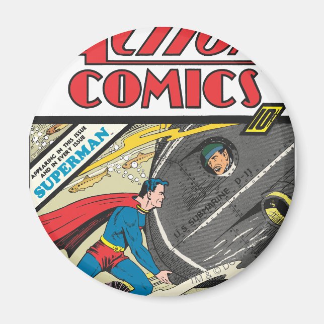 Action Comics - August 1939 Magnet (Front)
