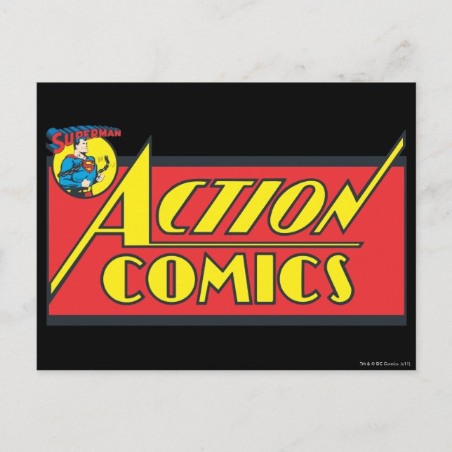 Action Comics - Superman Postcard (Front)