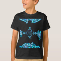 Action Cyan Teal Abstract Graffiti Art Print