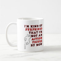 Action Figure Surprise Funny Mug