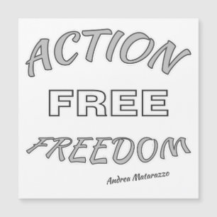 Action Free Freedom Magnetic Card