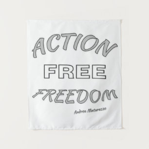 Action Free Freedom Tapestry