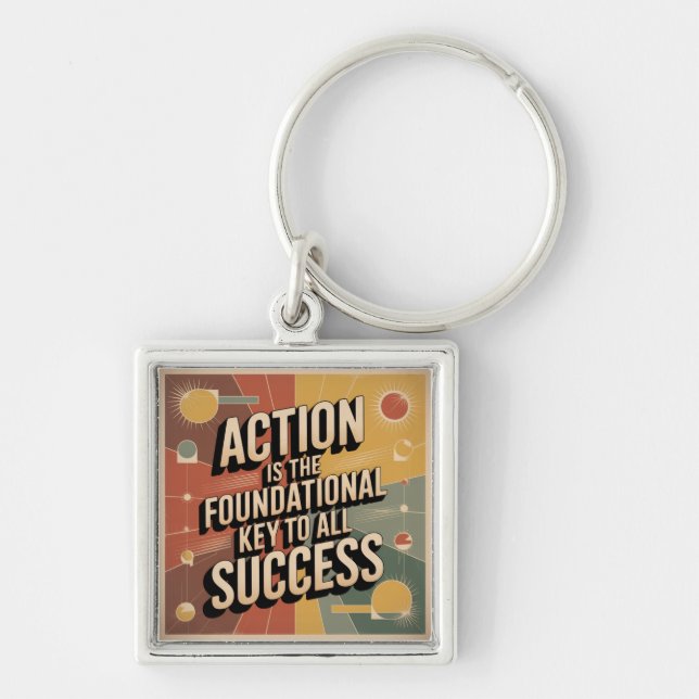 Action Is The Foundational Key To All Success Ring (Front)