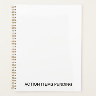 Action Items Pending   Strategic Daily Planner