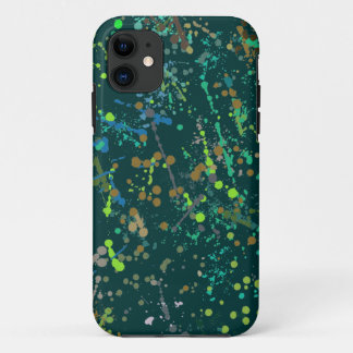 Action Painting Splatter Art iPhone 11 Case