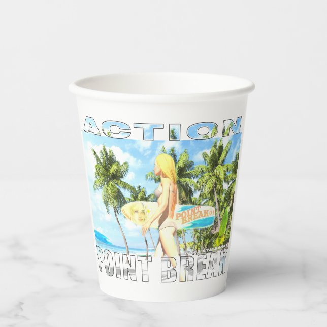 Action - Point Break 01  Paper Cups (Front)