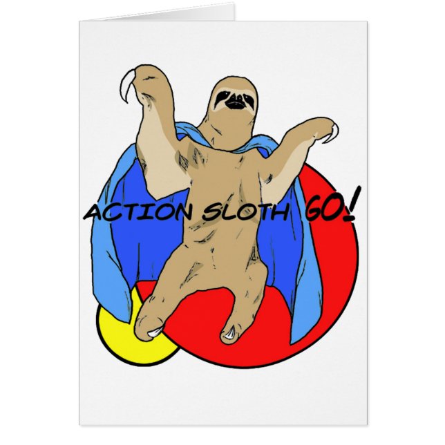 Action Sloth Coloured (Front)