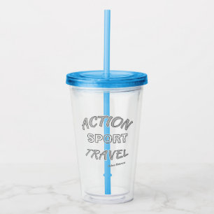 Action Sport Travel Acrylic Tumbler