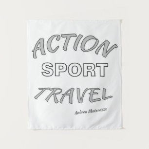 Action Sport Travel Tapestry