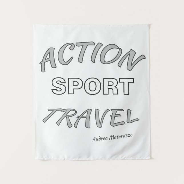 Action Sport Travel Tapestry (Front)