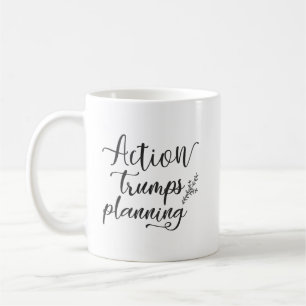 Action Triumphs Planning - Gym, Success, Hustle Coffee Mug