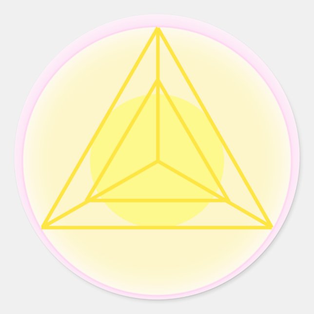 Action With Love Sigil Classic Round Sticker (Front)